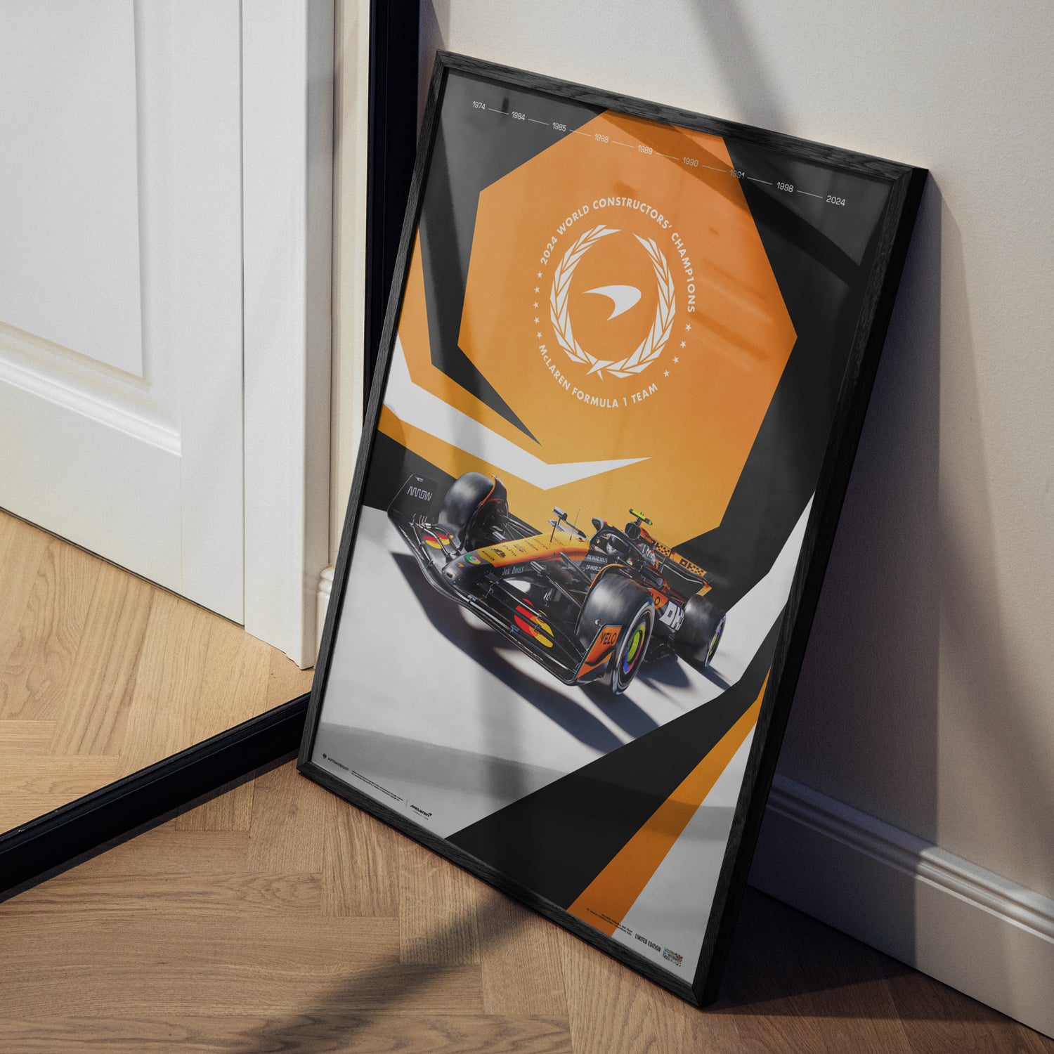 McLaren Formula 1 Team - F1® World Constructors' Champions - 2024 | Limited Edition Poster