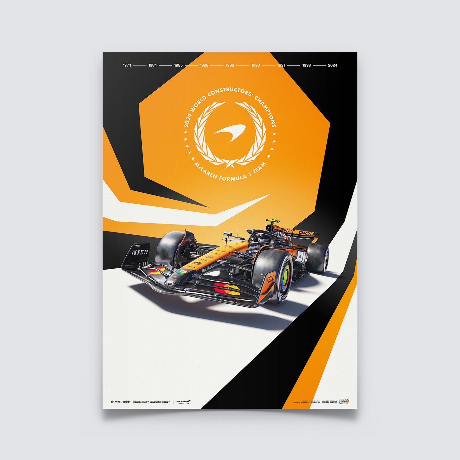 McLaren Formula 1 Team - F1® World Constructors' Champions - 2024