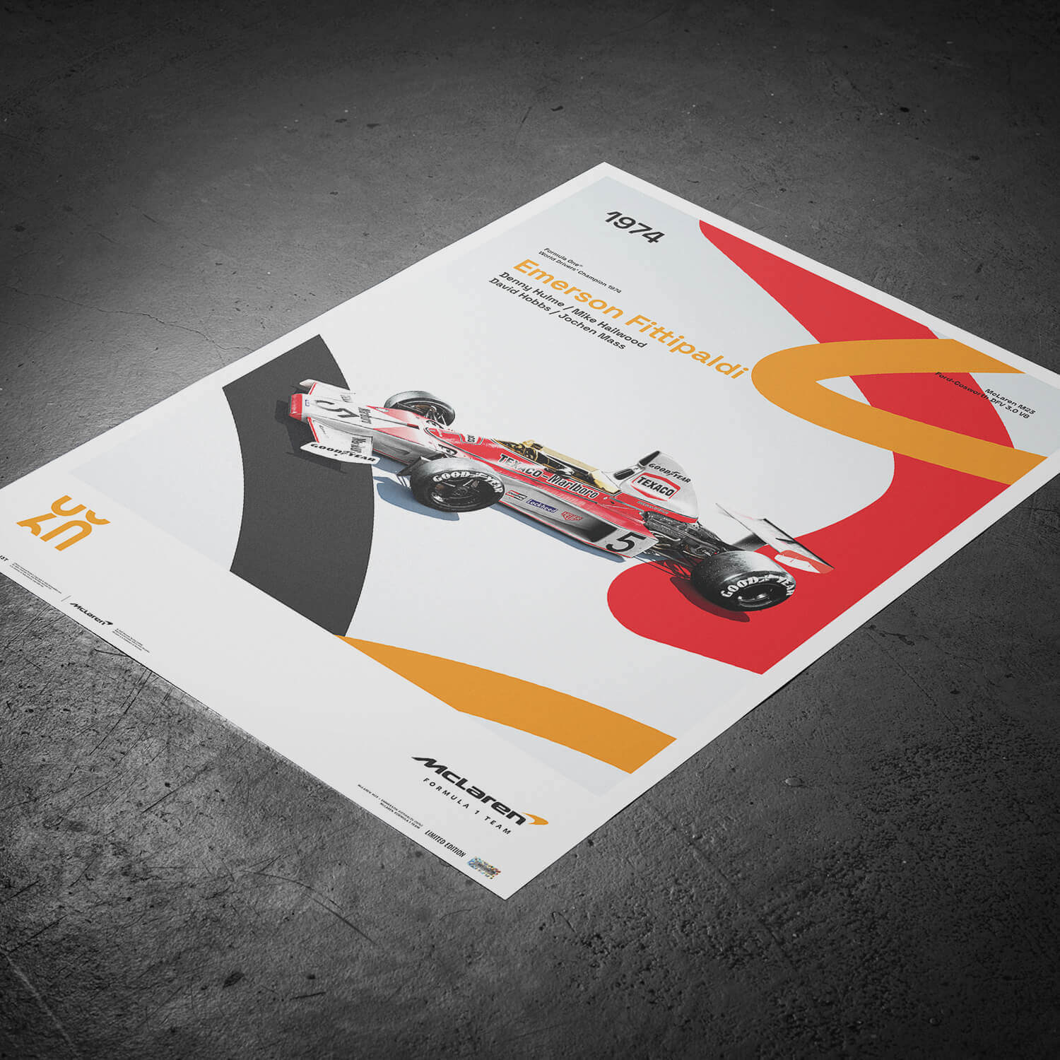 McLaren Racing - M23 - 60e anniversaire - 1974