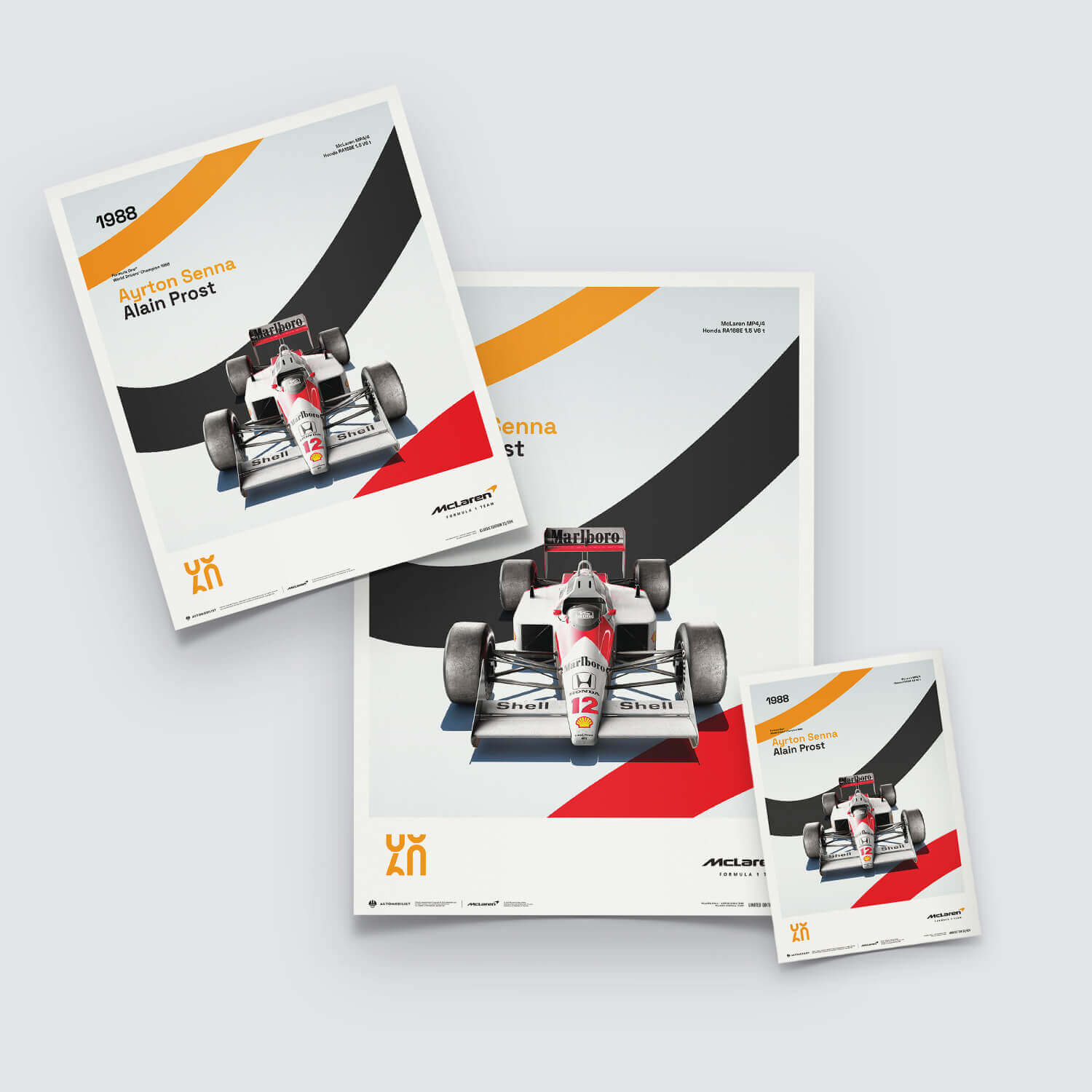 McLaren Racing - MP4/4 - 60e anniversaire - 1988