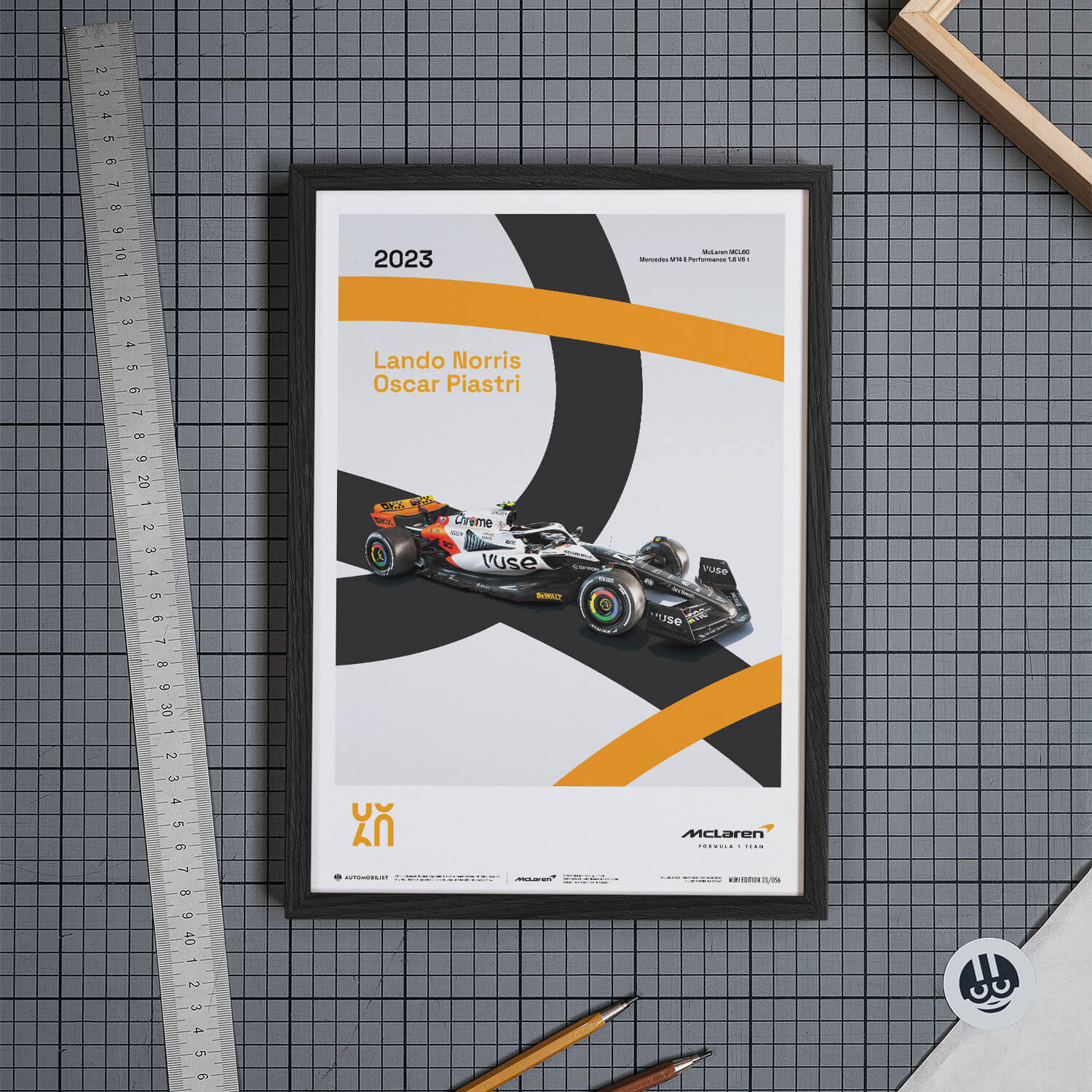 McLaren Racing - MCL60 - 60e anniversaire - 2023