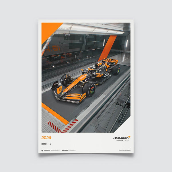 McLaren Formula 1 Team MCL38 | 2024 Whatever It Takes | McLaren Poster