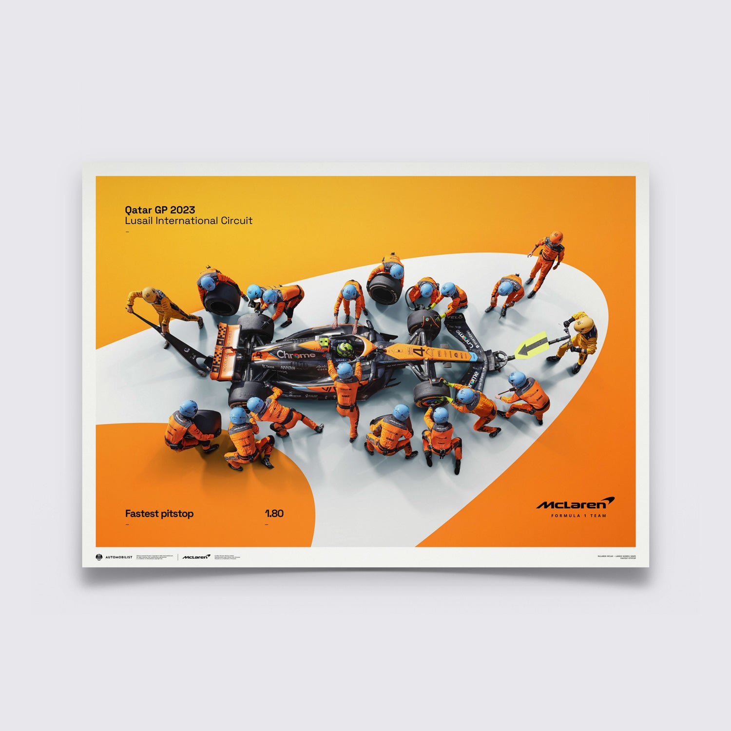 McLaren Formula 1 Team | 2023 World Record Fastest Pit Stop 1.80