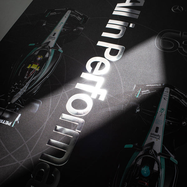 Mercedes-AMG Petronas Formula 1 Team | 2024 British Grand Prix | Collector’s Edition Mercedes Poster