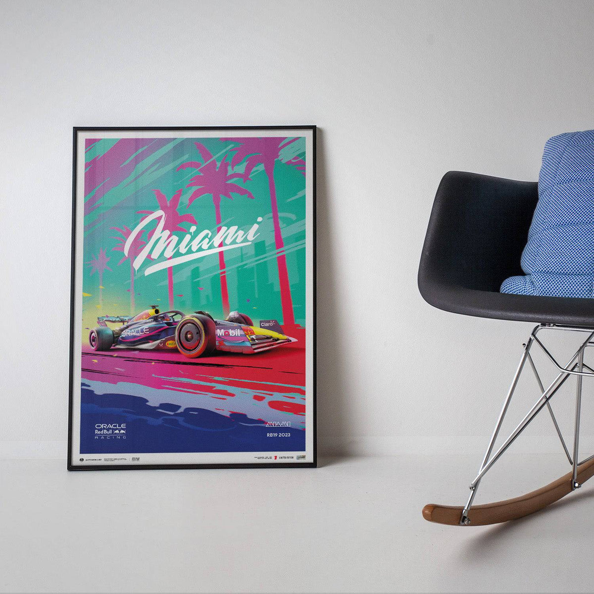 Oracle Red Bull Racing | 2023 Miami | Unique Numbers Poster | Automobilist