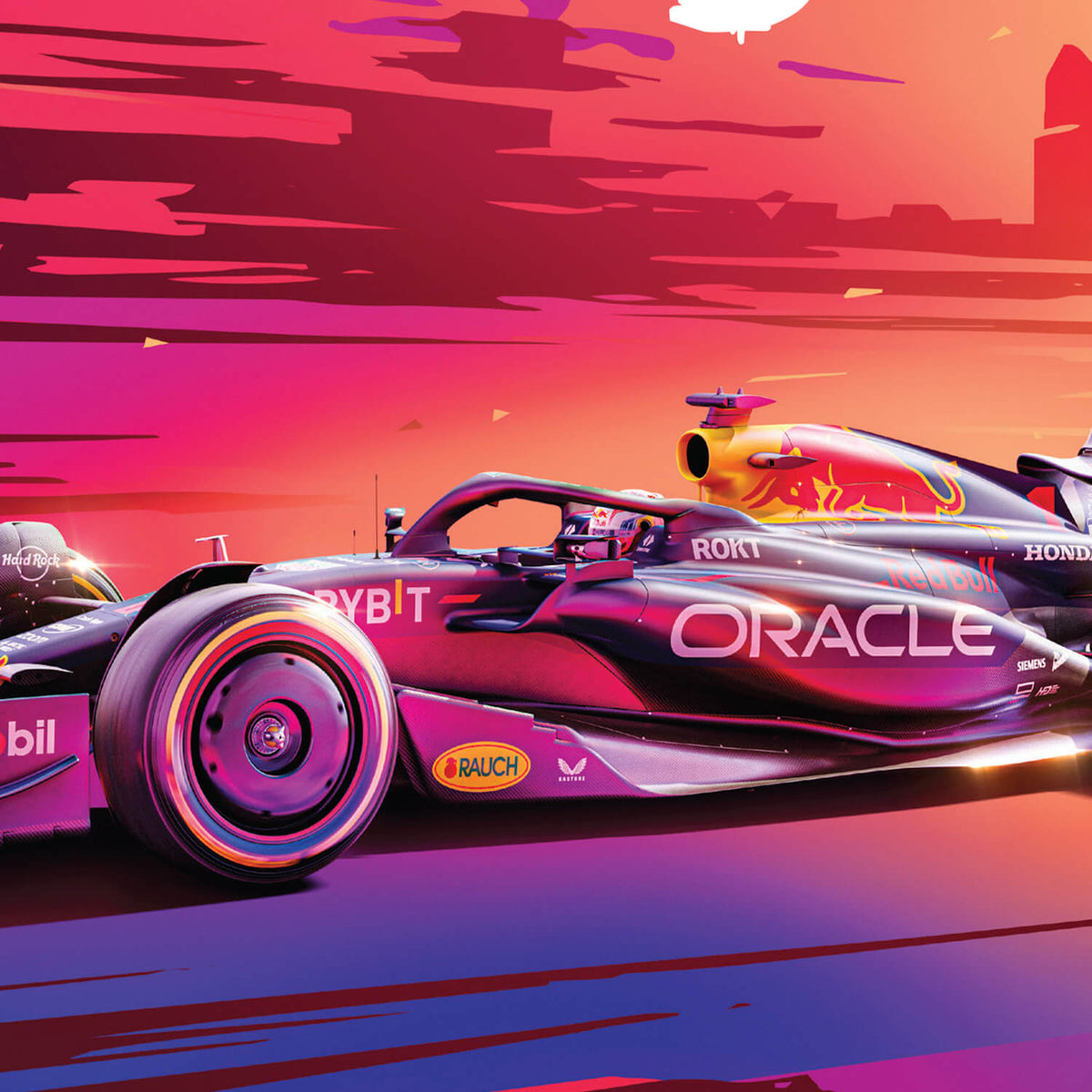 Oracle Red Bull Racing | 2023 Melbourne | Red Bull Poster | Automobilist