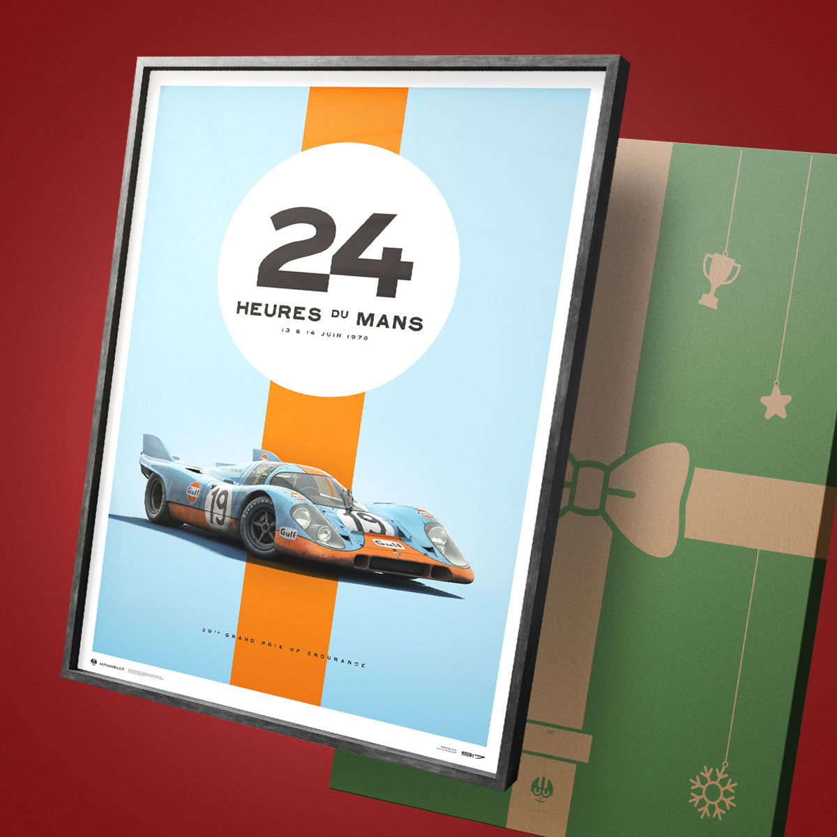 Pre-Framed Poster: Porsche 917 | Gulf | 24h Heures du Mans Poster