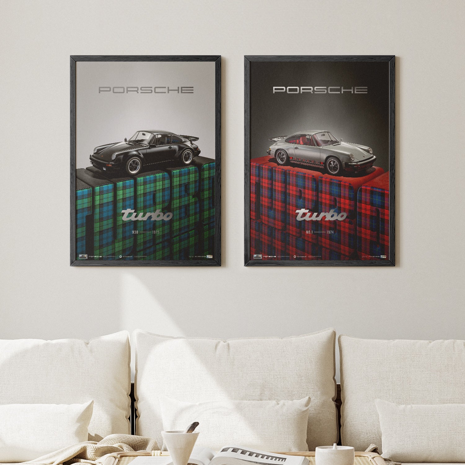 Porsche 911 (930) Turbo 3.0 - 1975 | Porsche History Series | Collector's Edition Poster