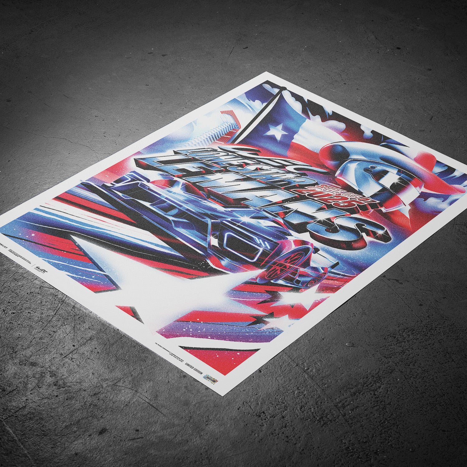 FIA WEC 2025 | Lone Star Le Mans | Limited Edition Official Event Poster