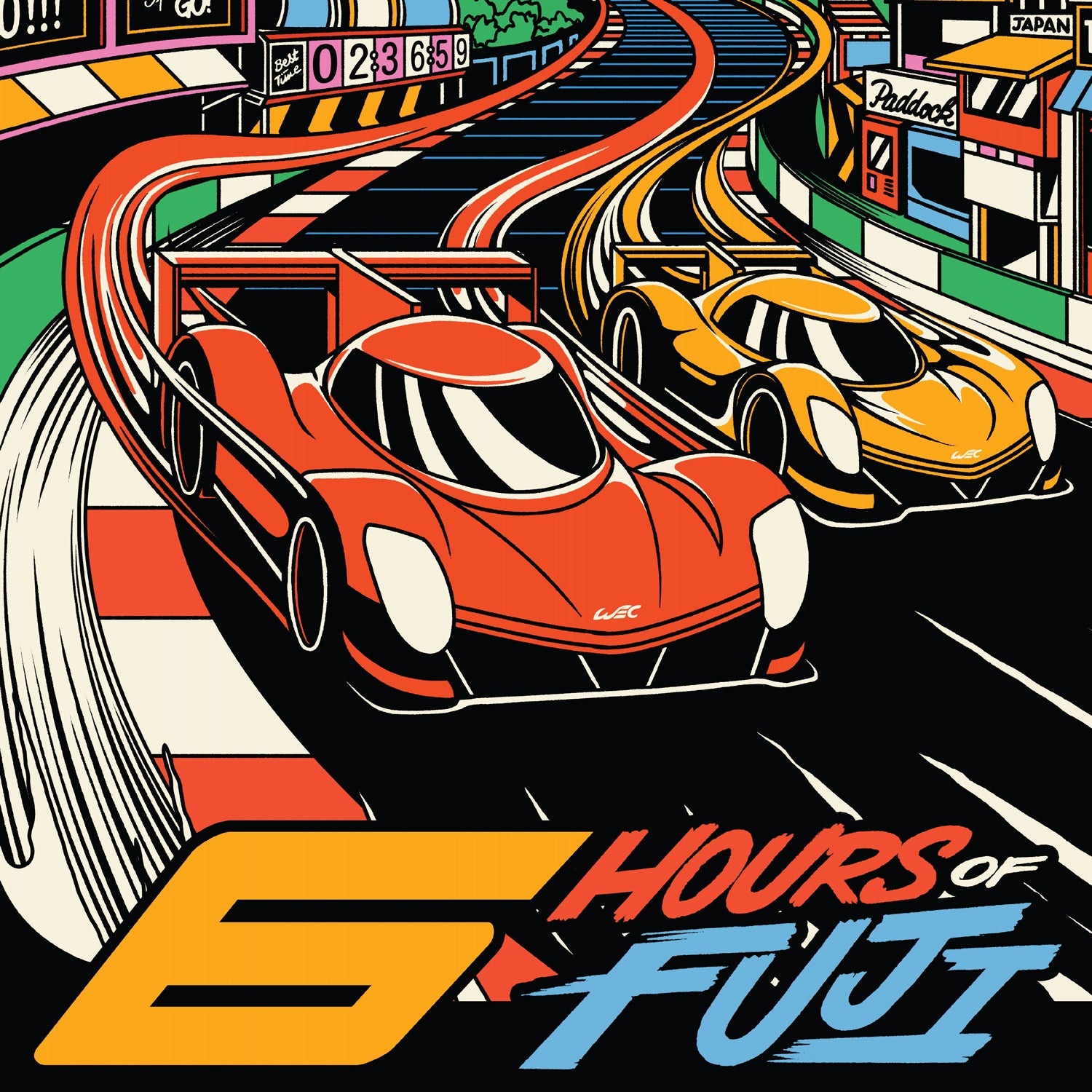 FIA WEC 2025 | 6 Hours of Fuji | Official Event Poster