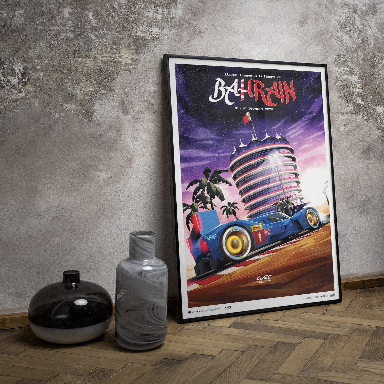 FIA WEC 2025 | 8 Hours of Bahrain | Official Event Poster