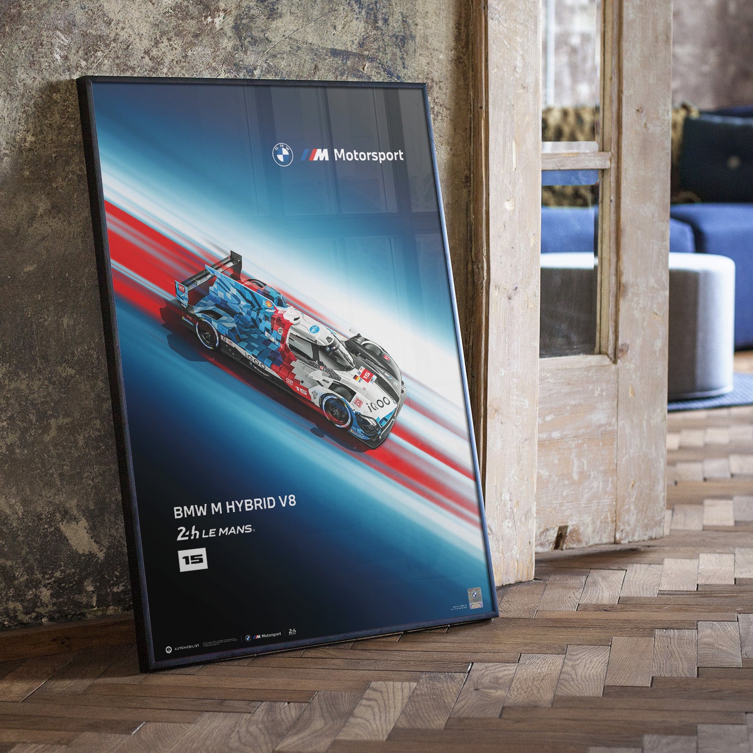 BMW M Hybrid V8 Poster – 24h of Le Mans 2025 | Official Poster