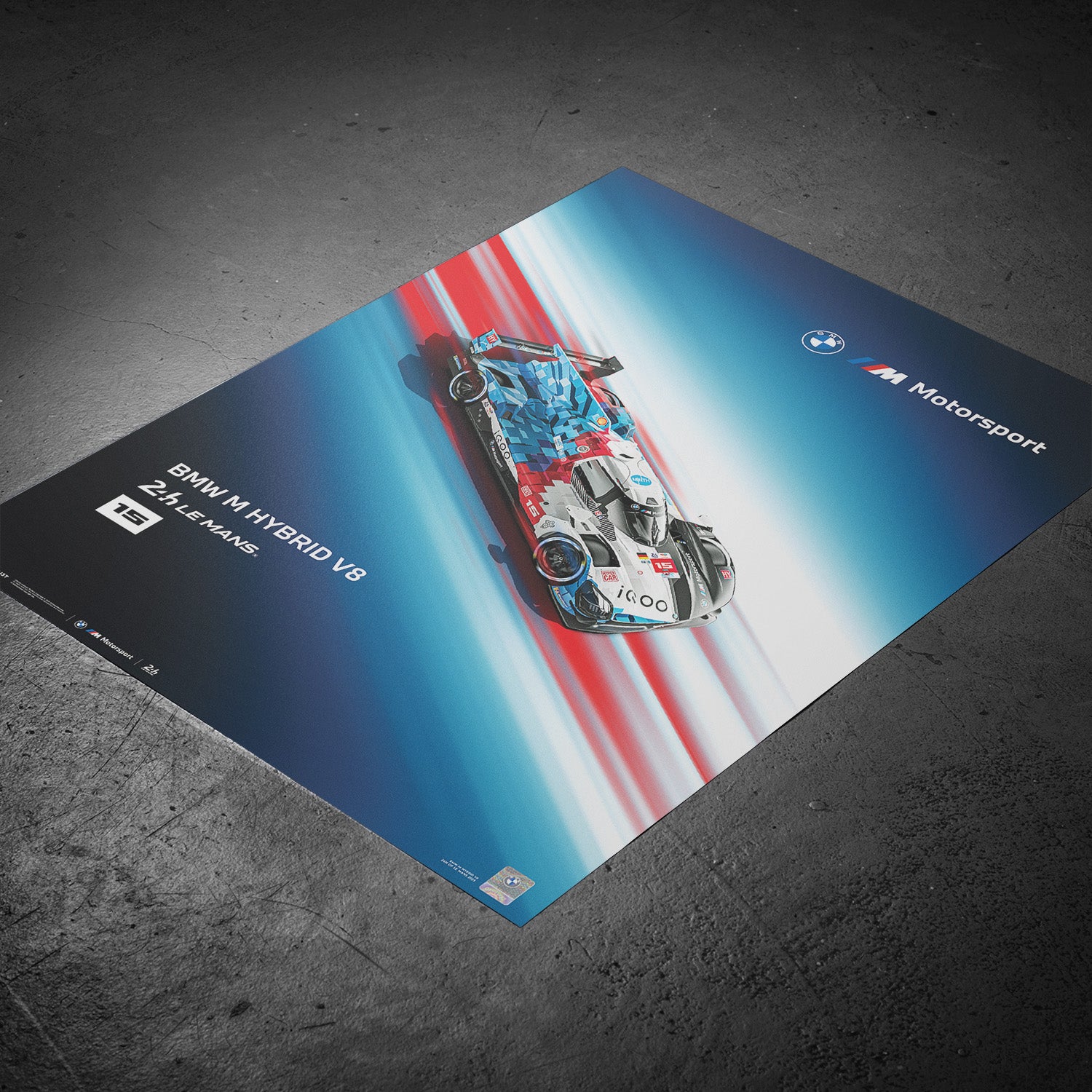 BMW M Hybrid V8 Poster – 24h of Le Mans 2025 | Official Poster