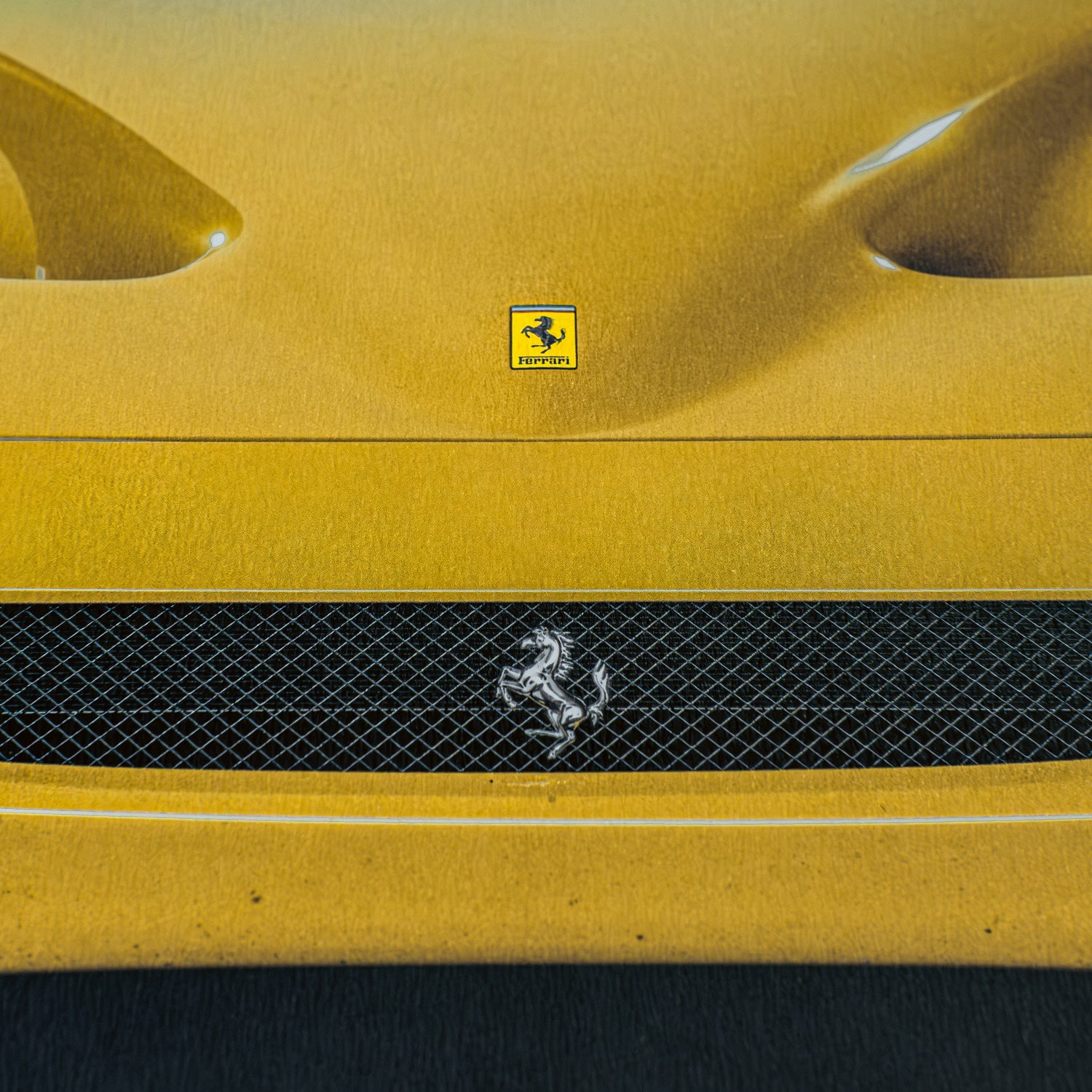 Ferrari F50 Giallo Modena – 30th Anniversary Collector's Edition | Official Poster