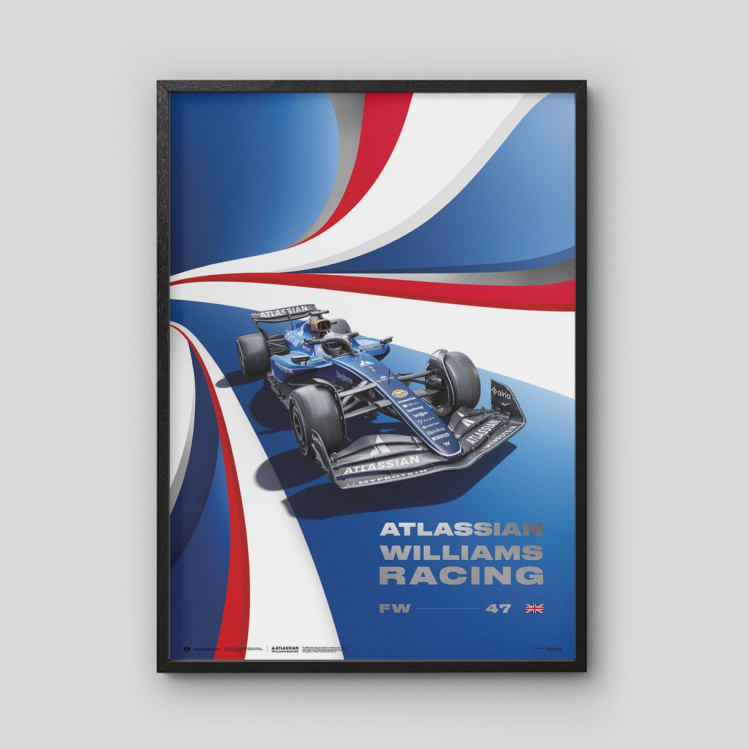 Atlassian Williams Racing | British Grand Prix™ 2025 | FW47 Poster