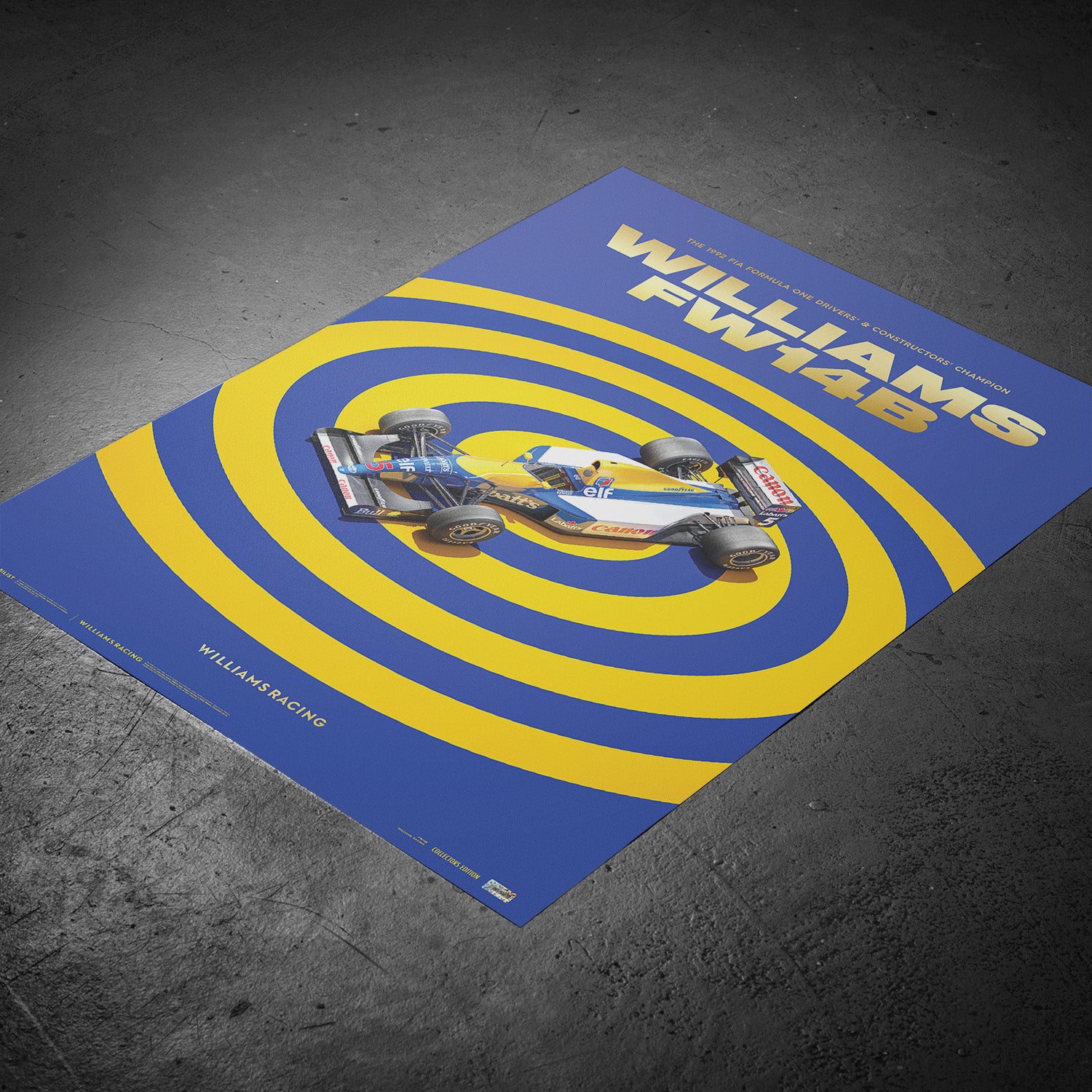 Williams FW14B | 1992 F1® World Champion | Limited Edition Poster