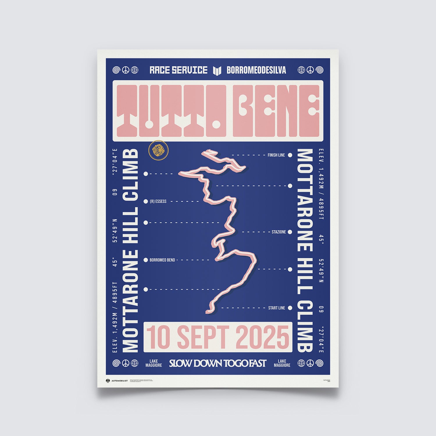 Tutto Bene | Mottarone Hill Climb | Official Poster