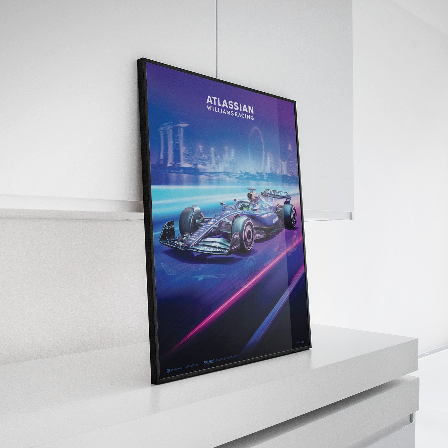 Atlassian Williams Racing | FORMULA 1 SINGAPORE GRAND PRIX 2025 | Official Poster