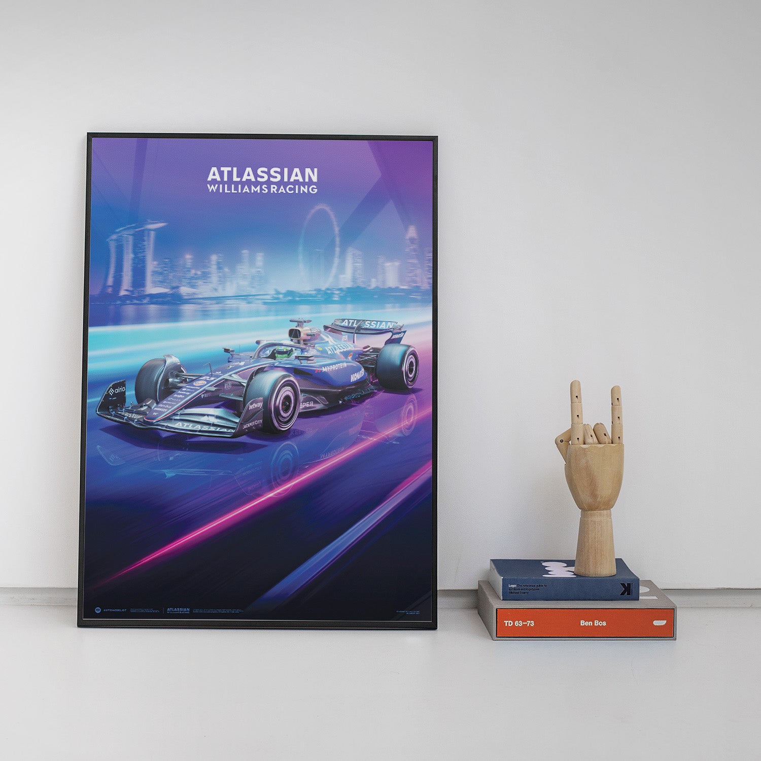 Atlassian Williams Racing | FORMULA 1 SINGAPORE GRAND PRIX 2025 | Official Poster