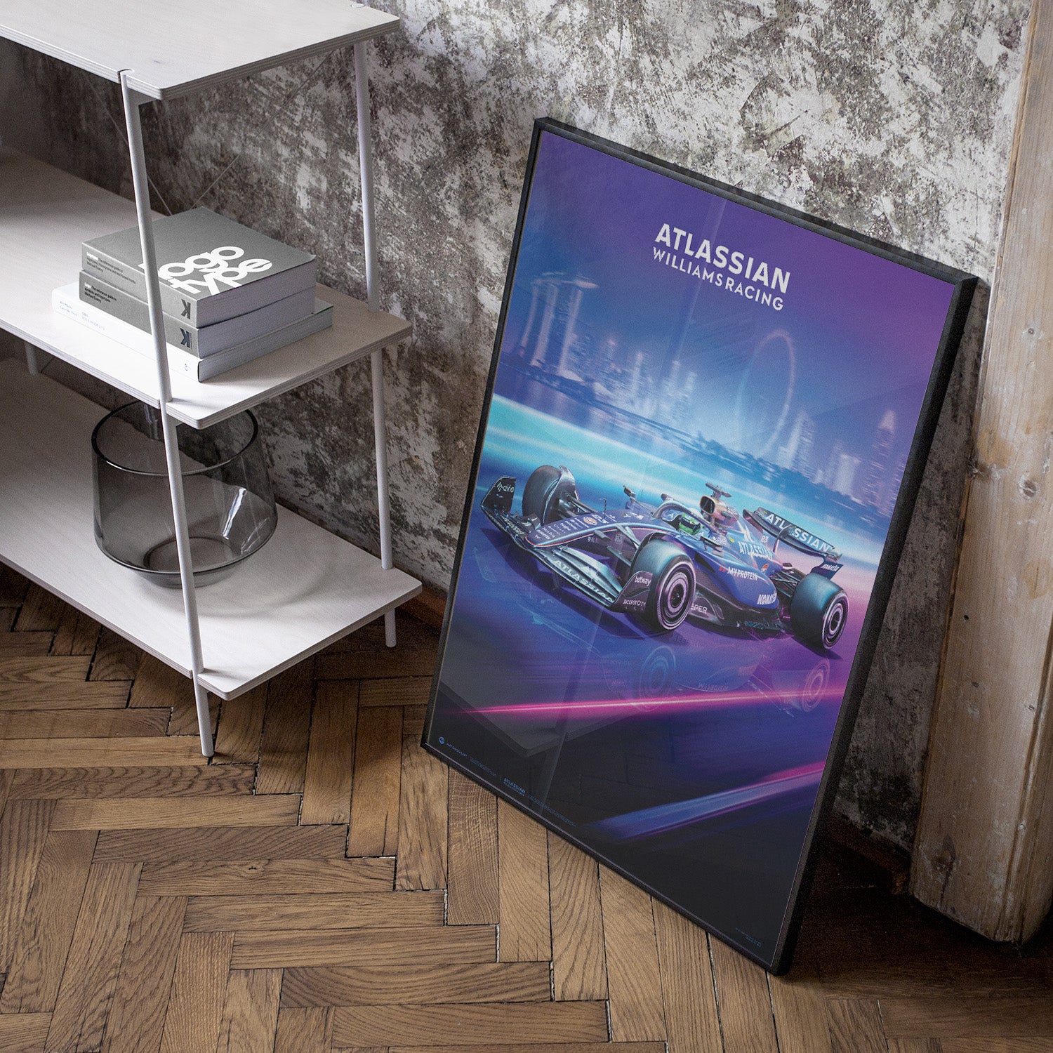 Atlassian Williams Racing | FORMULA 1 SINGAPORE GRAND PRIX 2025 | Official Poster