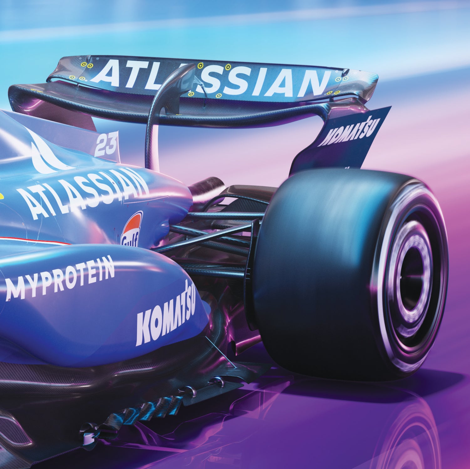 Atlassian Williams Racing | FORMULA 1 SINGAPORE GRAND PRIX 2025 | Official Poster