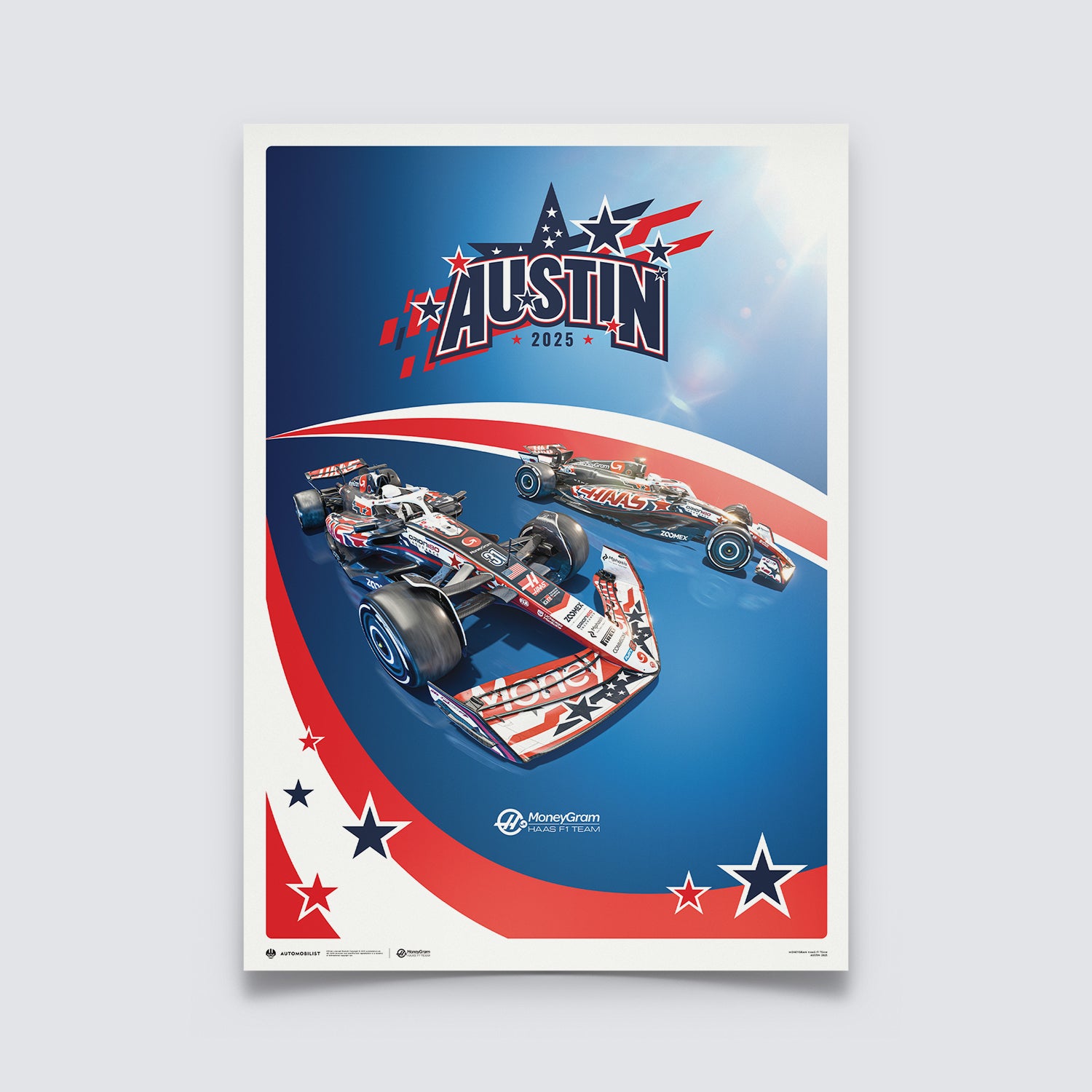 MoneyGram Haas F1® Team | Austin 2025 ! Official Poster
