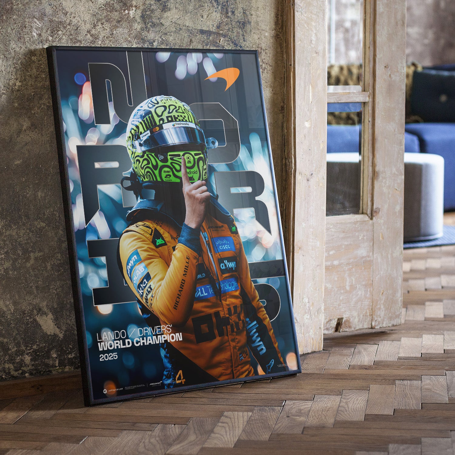 McLaren Formula 1® Team | Lando Norris | Drivers' World Champion 2025 | Official Poster