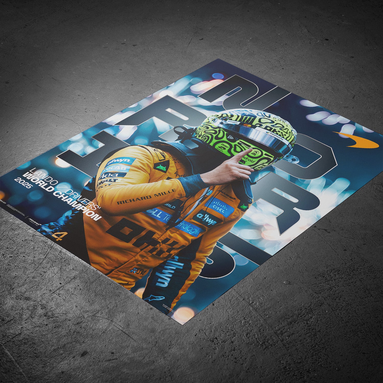 McLaren Formula 1® Team | Lando Norris | Drivers' World Champion 2025 | Official Poster