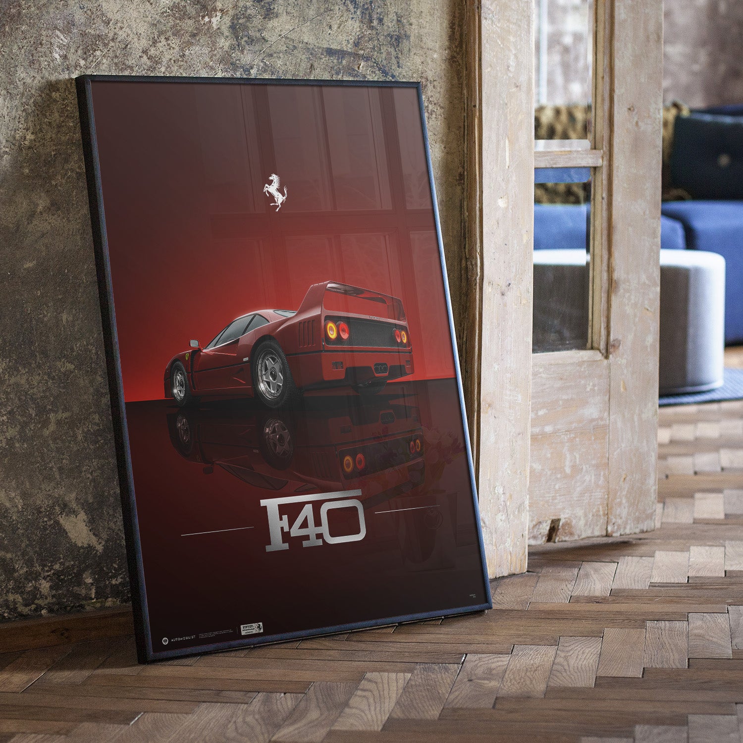 Ferrari F40 | Icon of an Era | Official Poster | Automobilist