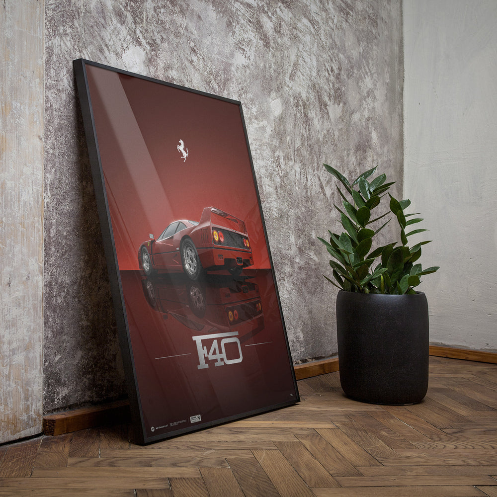Ferrari F40 | Icon of an Era | Official Poster | Automobilist