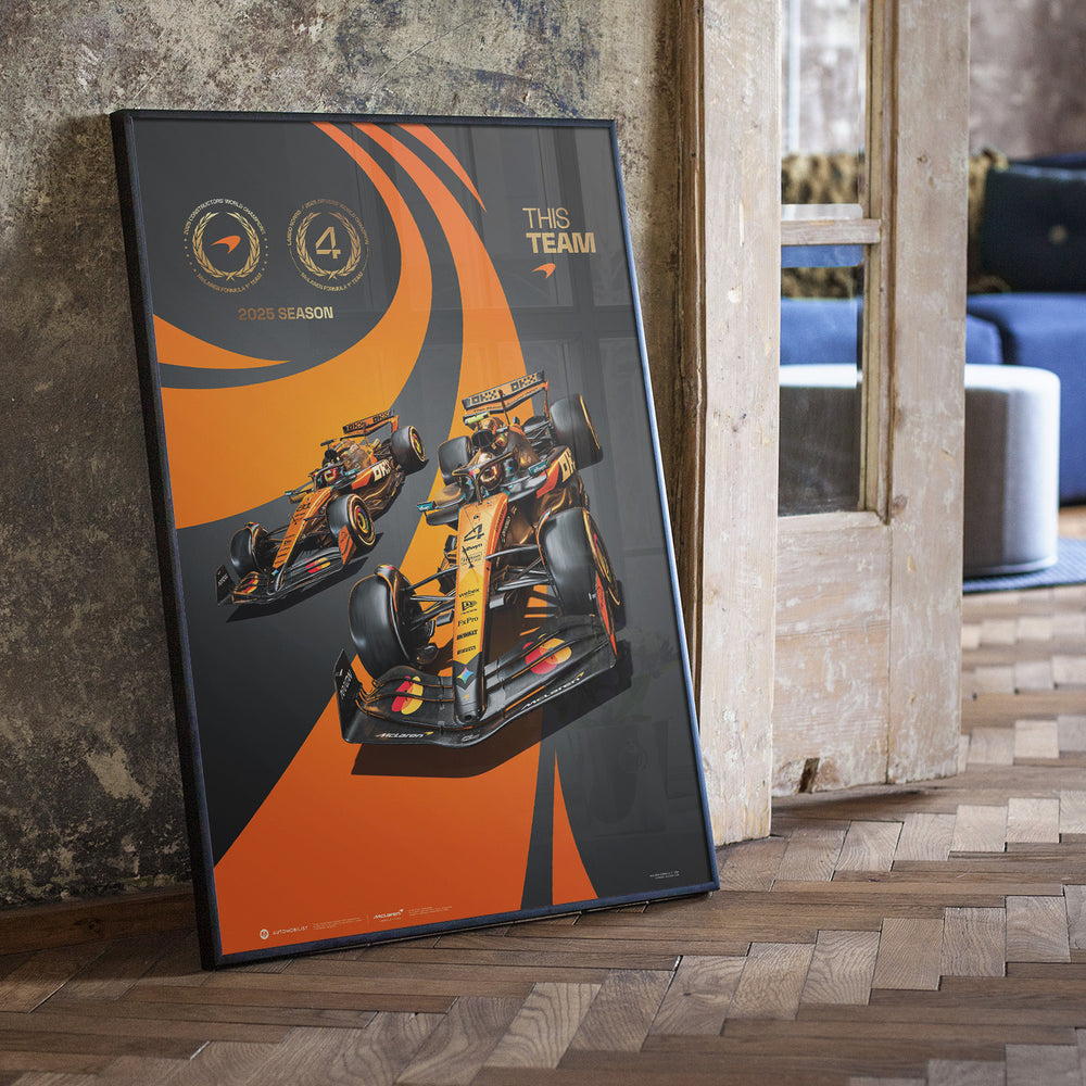 McLaren Formula 1® Team | 2025 Double Crown | Official Poster ...