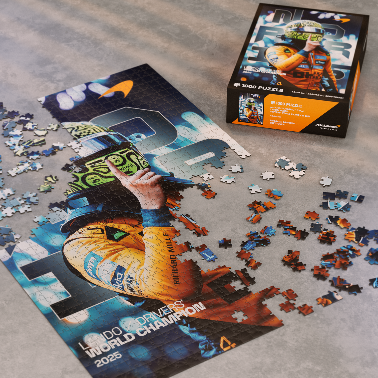 McLaren Formula 1® Team | Lando Norris | Drivers' World Champion 2025 | Puzzle 1000 pcs