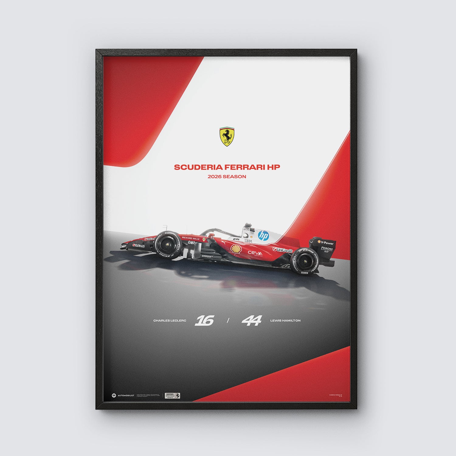 Scuderia Ferrari HP | SF-26 | Official Poster | Automobilist