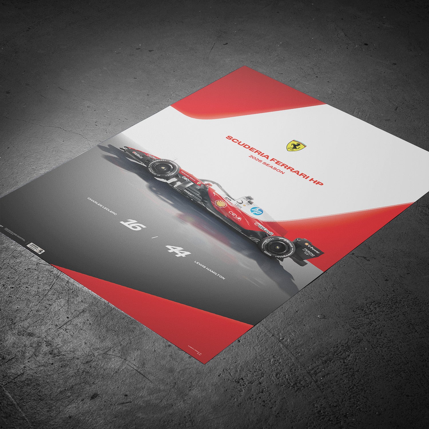 Scuderia Ferrari HP | SF-26 | Official Poster | Automobilist