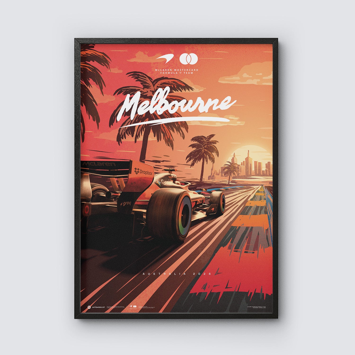 McLaren Mastercard Formula 1® Team | Melbourne 2026 | Official Poster