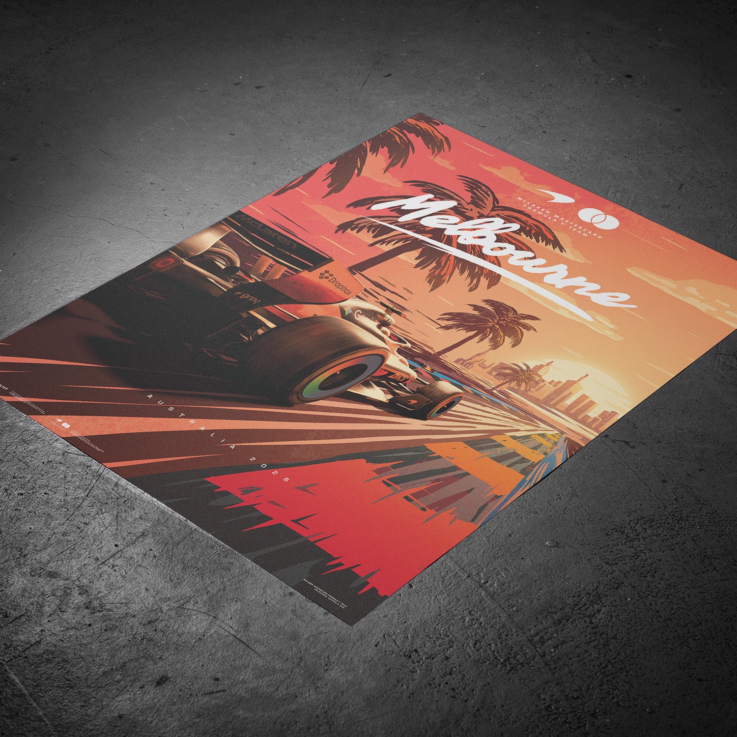 McLaren Mastercard Formula 1® Team | Melbourne 2026 | Official Poster