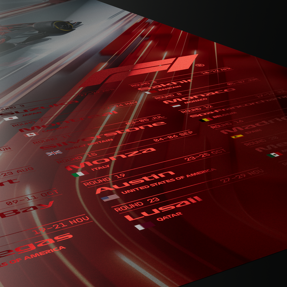 Formula 1® | Calendar Poster | 2026 | Collector's Edition