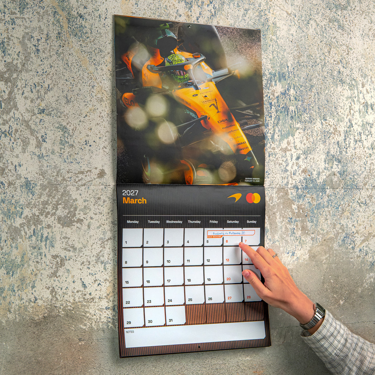 McLaren Mastercard Formula 1® Team - Official Calendar - 2027