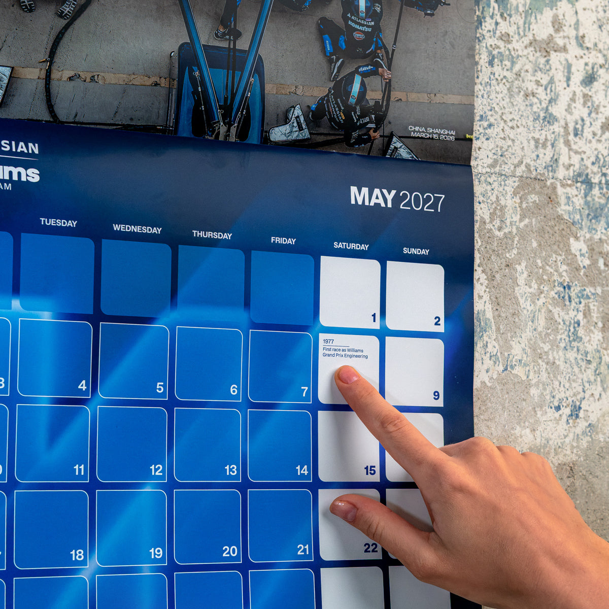 Atlassian Williams F1 Team - Official Calendar - 2027