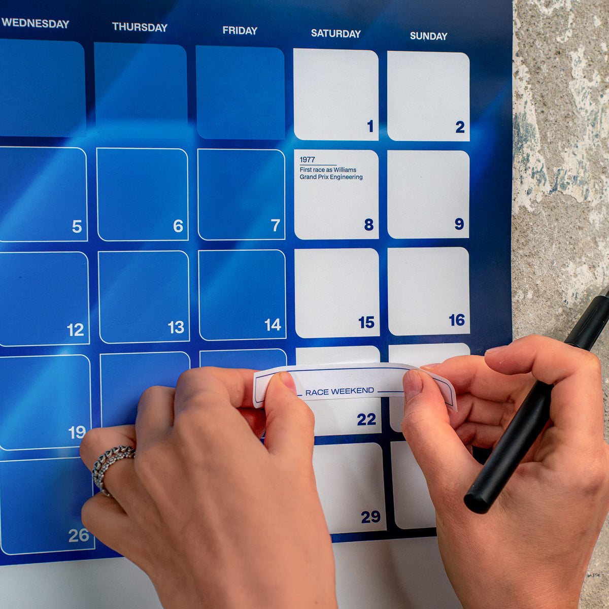Atlassian Williams F1 Team - Official Calendar - 2027