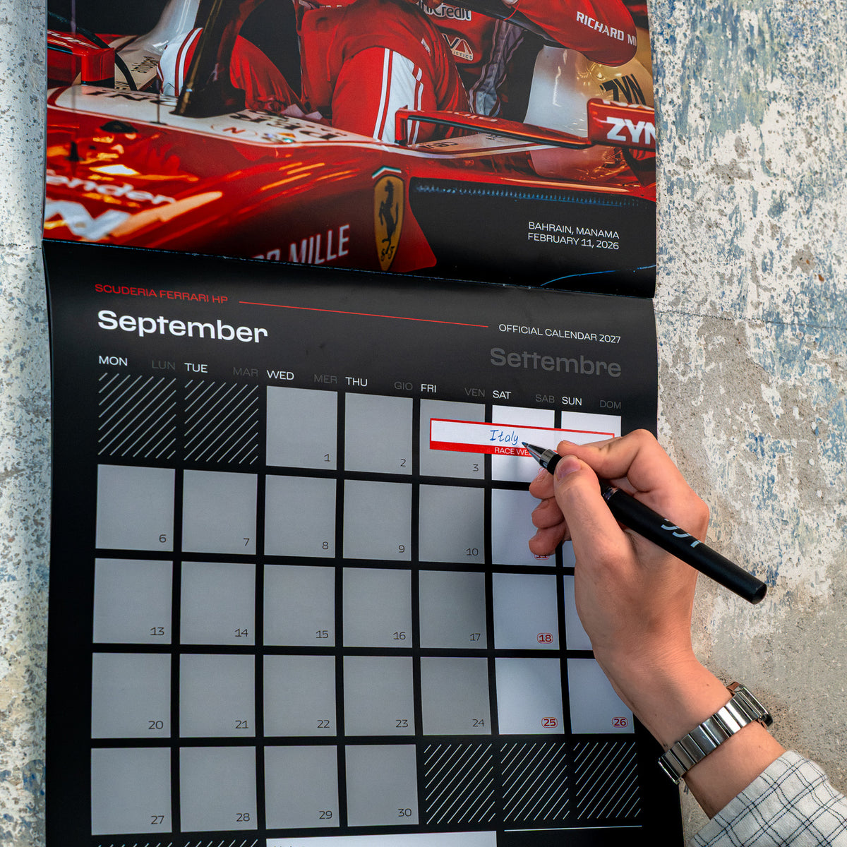 Scuderia Ferrari HP - Official Calendar - 2027