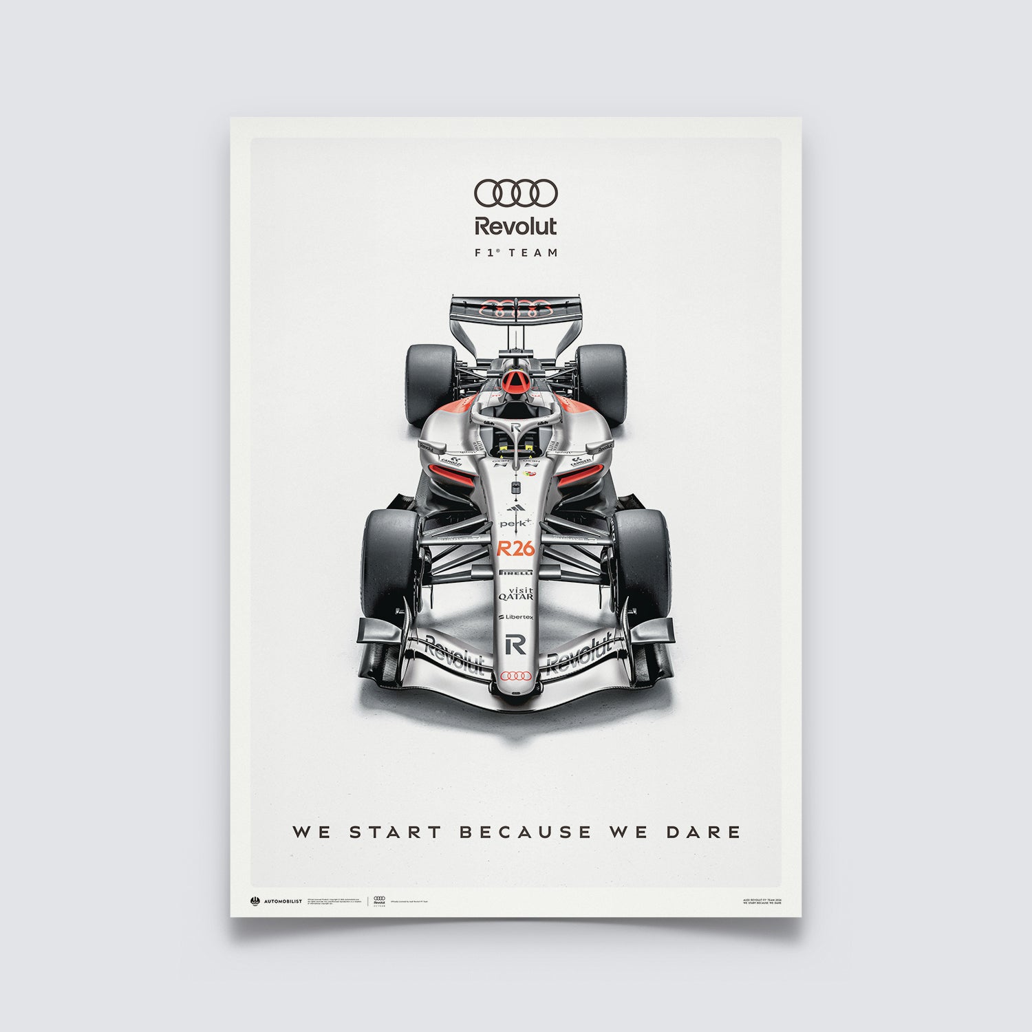 Audi Revolut F1® Team | Audi R26 | Poster | Automobilist