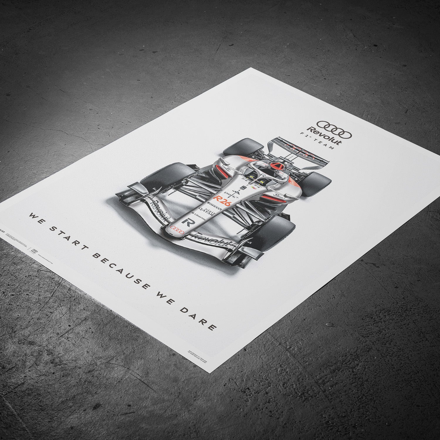 Audi Revolut F1® Team | Audi R26 | Poster