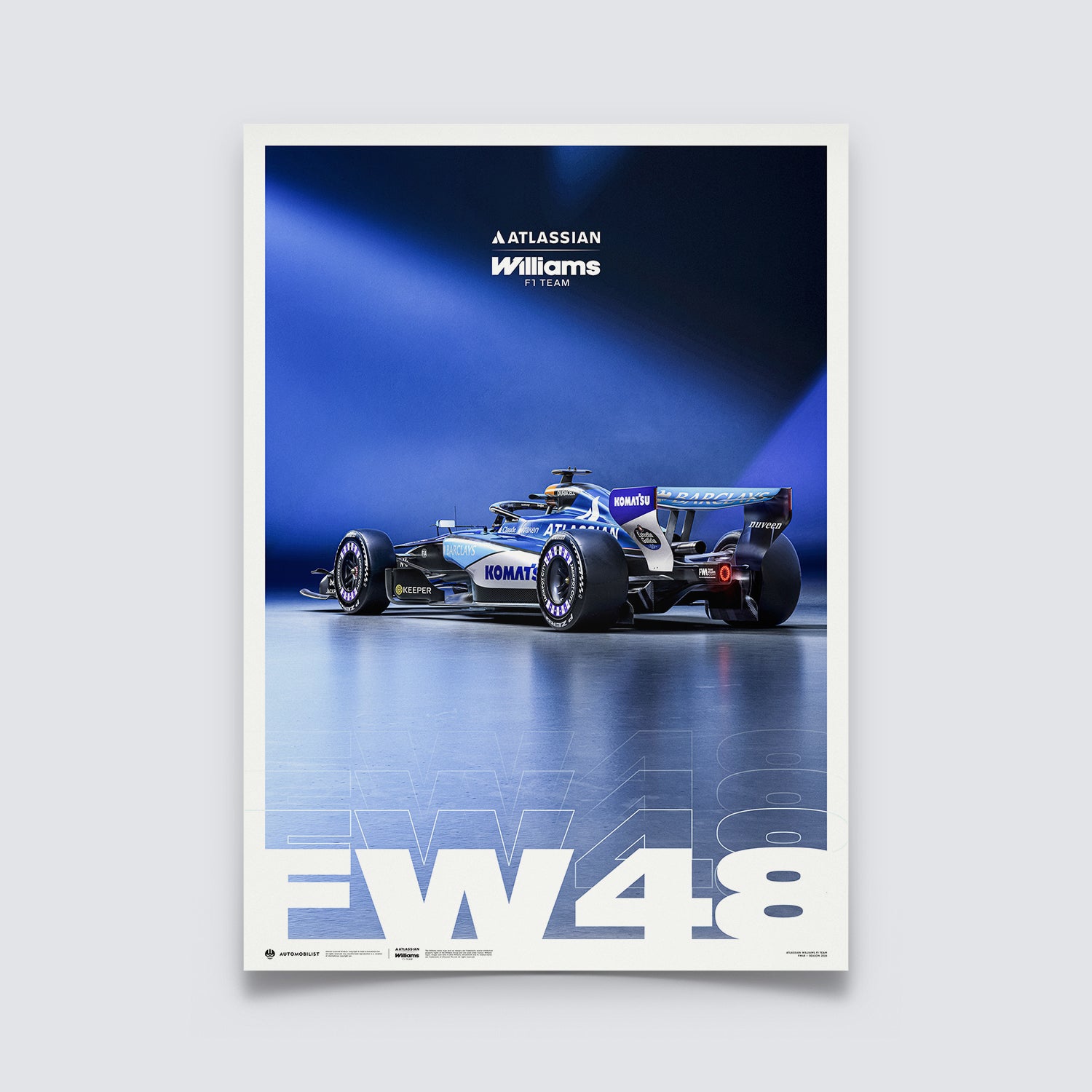 Atlassian Williams F1 Team FW48 | 2026 Season | Official Poster