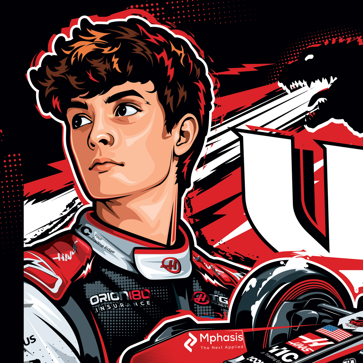TGR Haas F1® Team | Godzilla in Suzuka 2026 | Official Poster ...