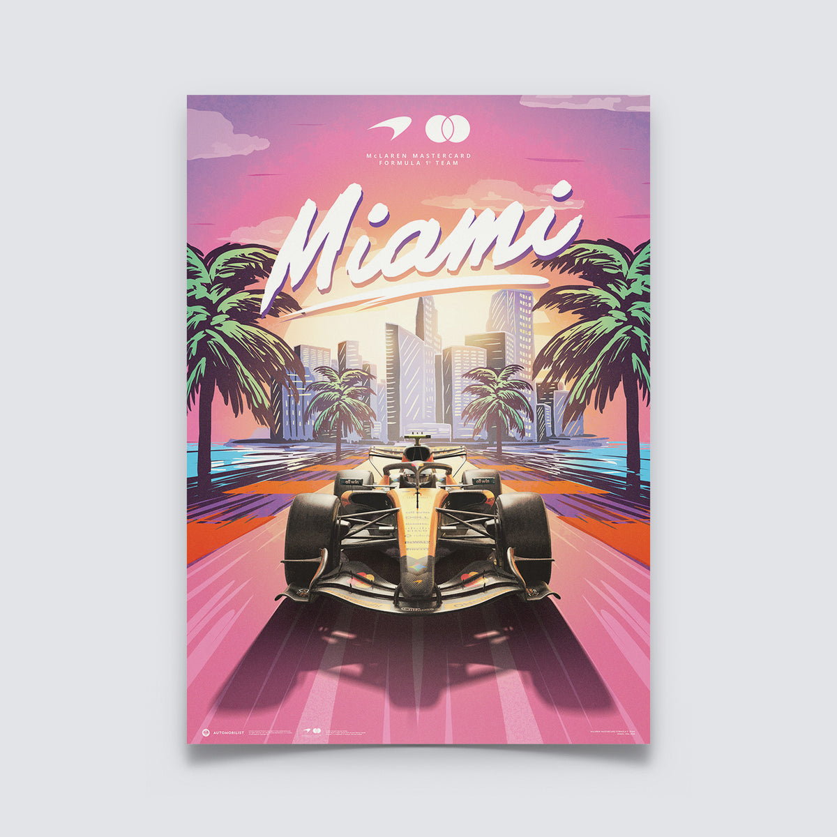 McLaren Mastercard Formula 1® Team | Miami 2026 | Official Poster 