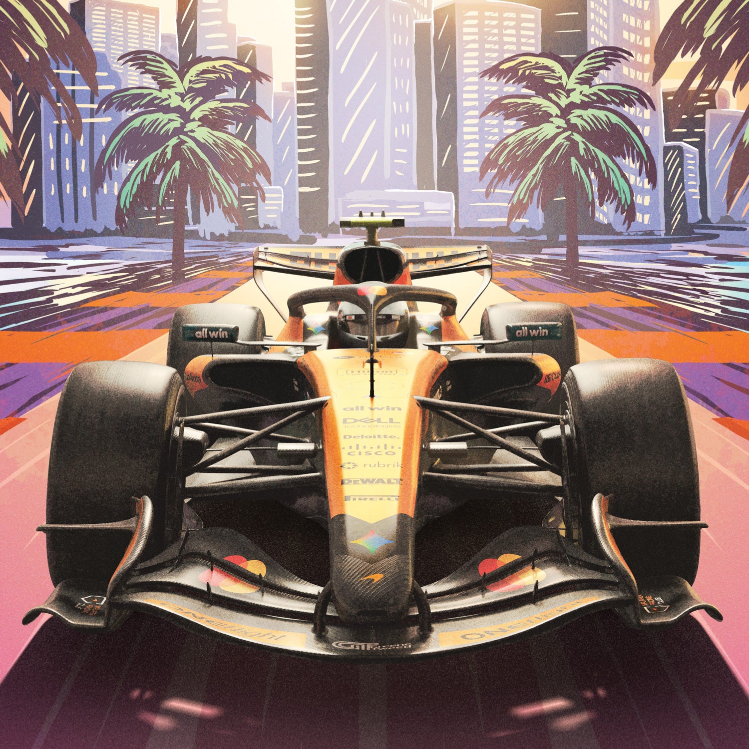 McLaren Mastercard Formula 1® Team | Miami 2026 | Official Poster