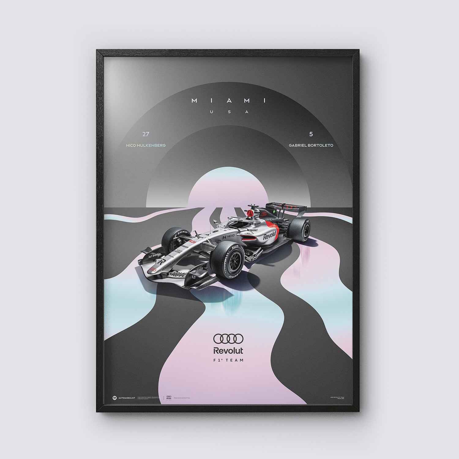 Audi Revolut F1® Team | Miami 2026 | Official Poster