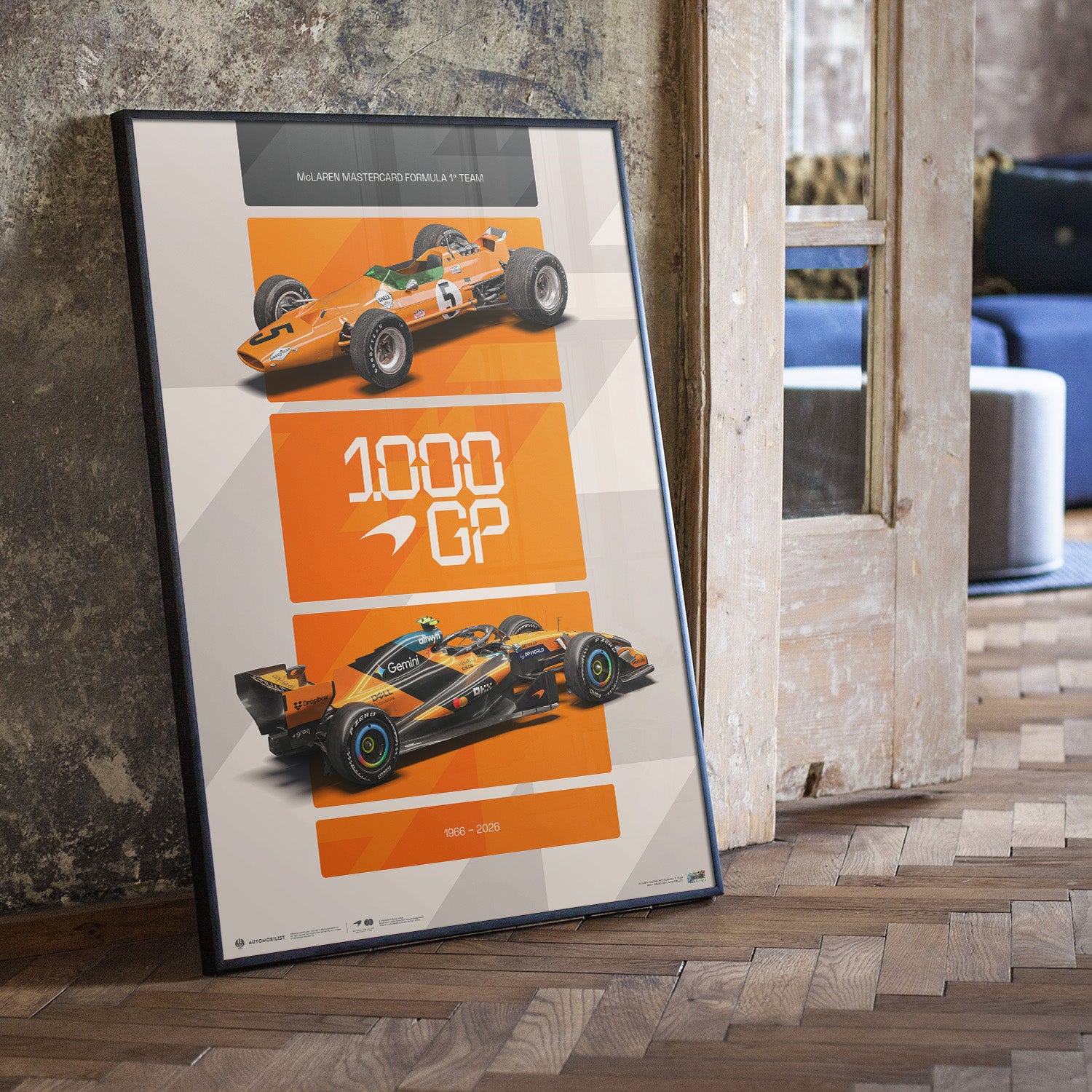 McLaren Mastercard Formula 1® Team | 1000 GP | Official Poster
