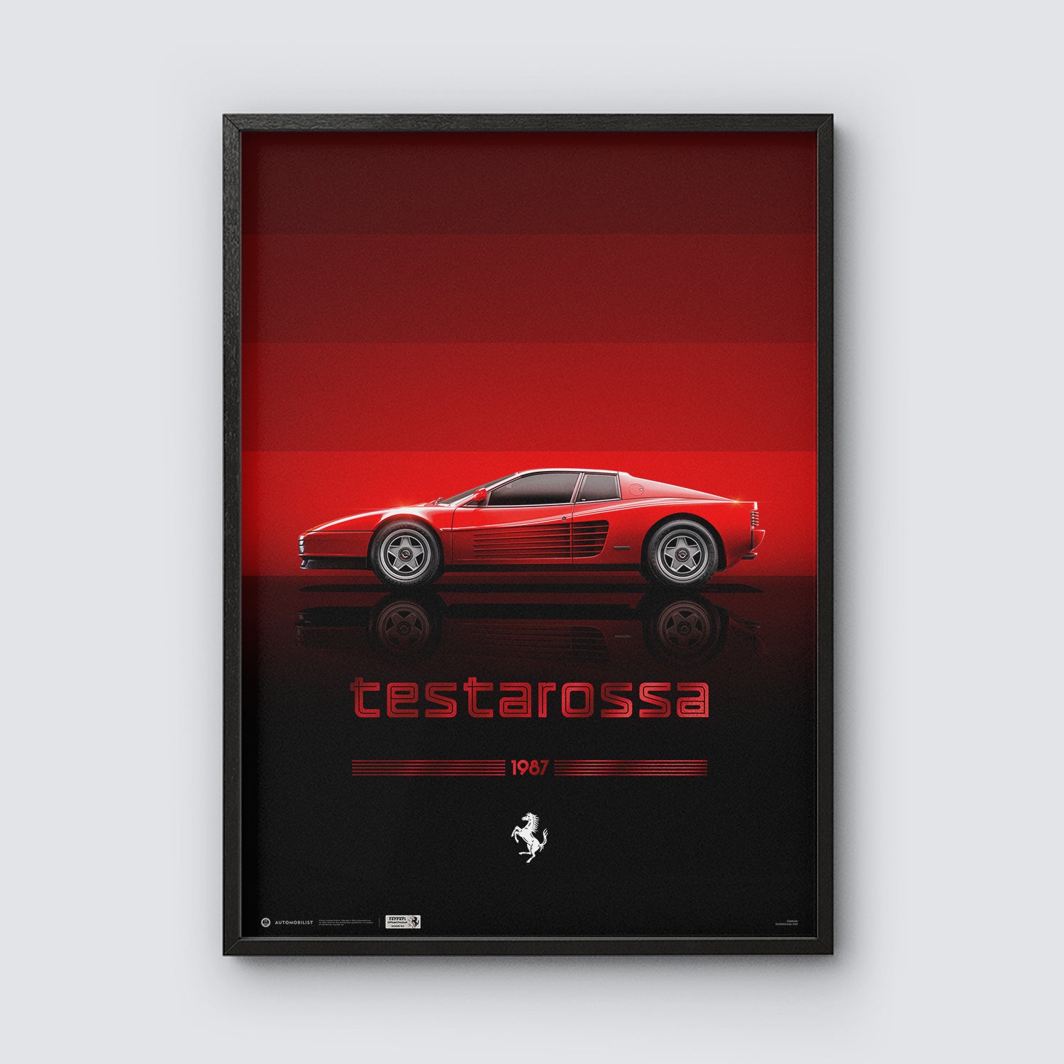 Ferrari Testarossa 1987 | Icon of Audacity | Official Poster